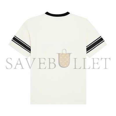 CELINE LOOSE TRIOMPHE T-SHIRT 'WASHED WHITE BLACK' RX02N671Q.01QF